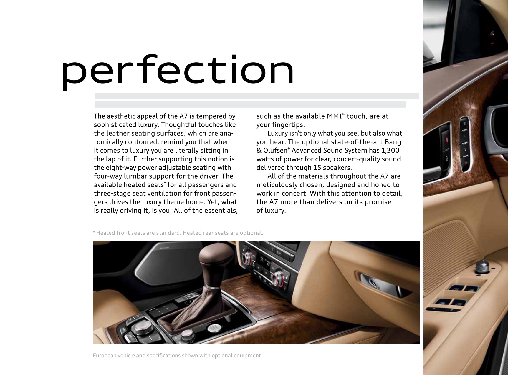2012 Audi A7 Brochure Page 6